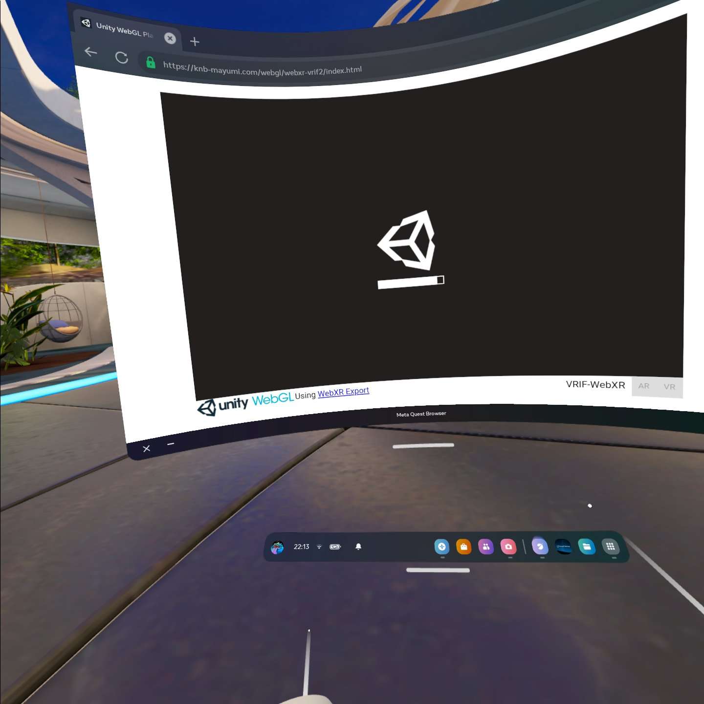 vr interaction framework webxr