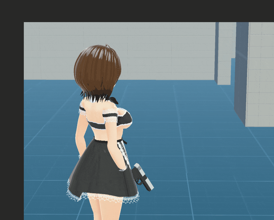 unity 銃 持たせる 構える
