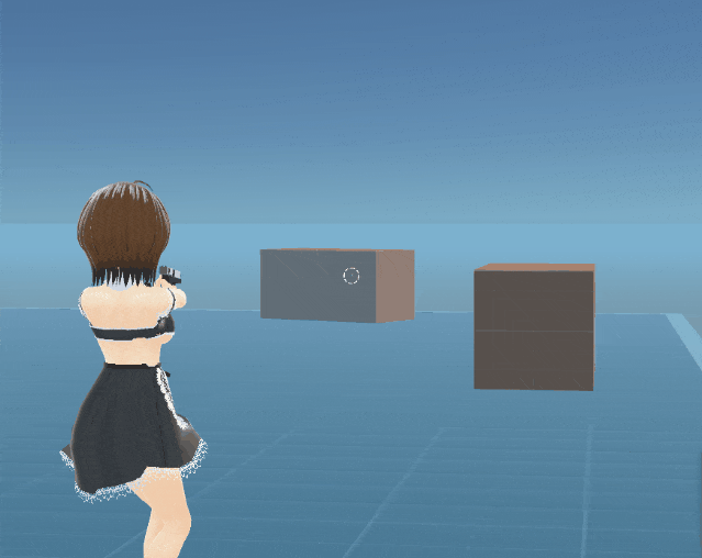 unity エイム 銃 構える