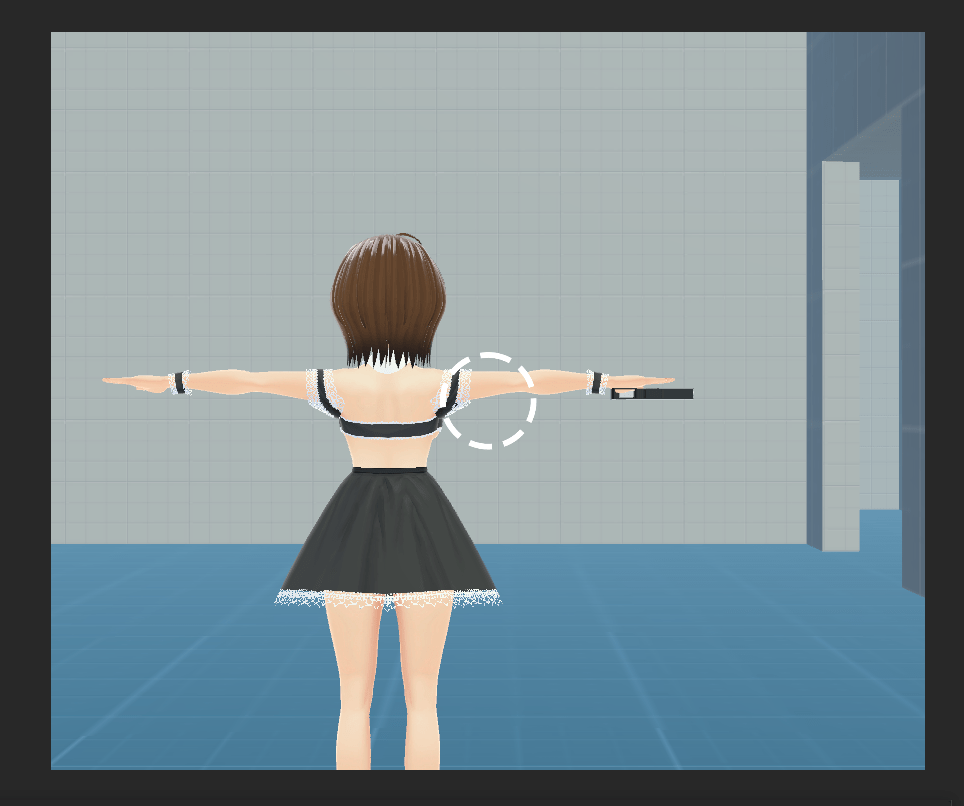 unity エイム 銃 構える