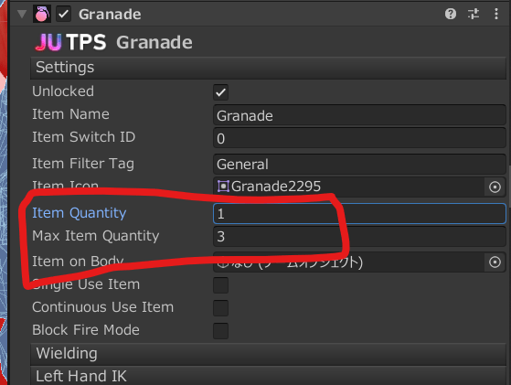 jutps3 unity グレネード 所持数
