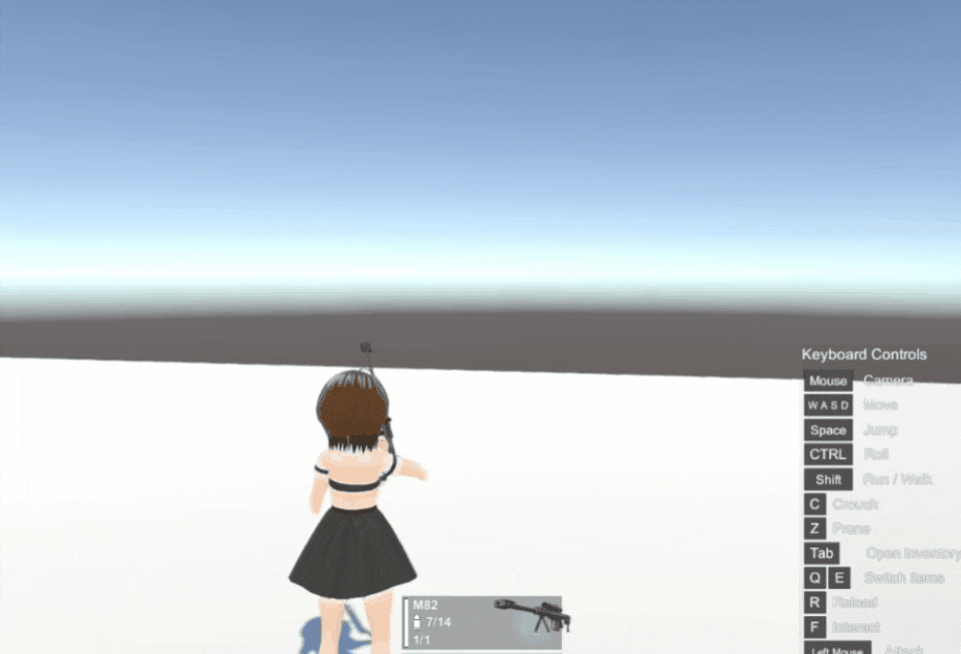unity jutps3 スナイパーライフル　スコープ