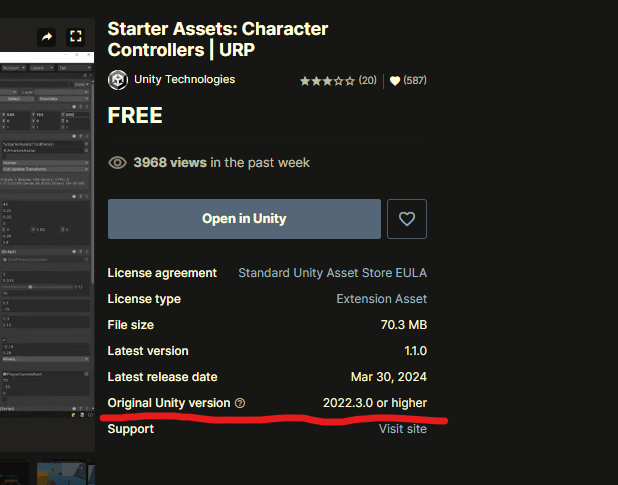 unity starter assets