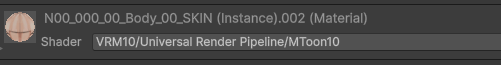 VRM10 MTOON10 URP
