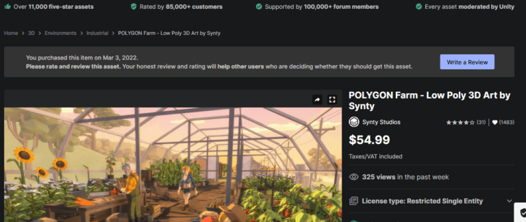 Unityアセット POLYGON Farm – Low Poly 3D Art by Synty でTPSの村を作ってみる | 神部まゆみのブログ