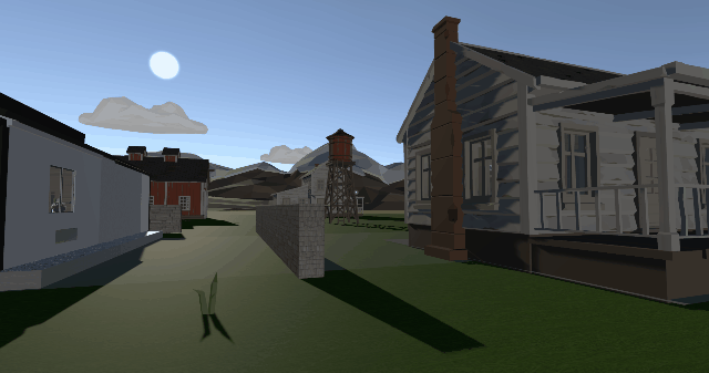 VRChatワールド 太陽　日の出　昼夜切り替え　時間経過